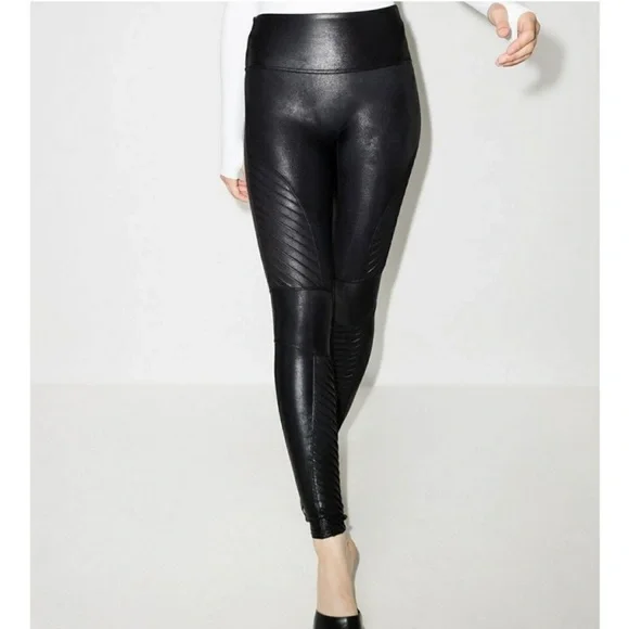 SPANX Sara Blakely black Moto leggings - Picture 10 of 10